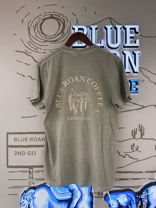 Sage Green Saddle T-shirt