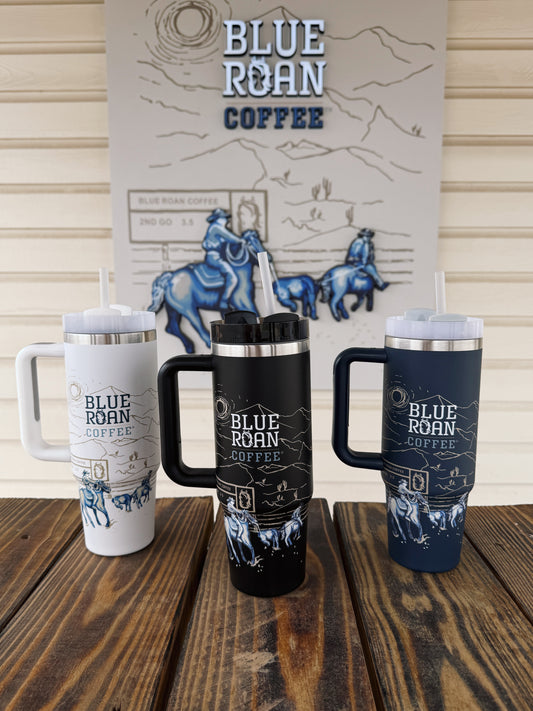 Metal 30oz Team Roper Tumbler